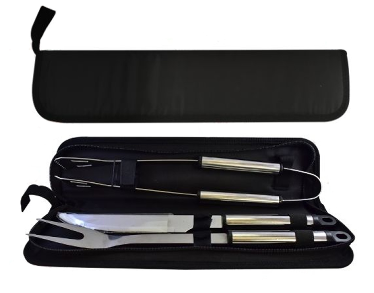Set Parrillero 3 Piezas con Estuche Nylon