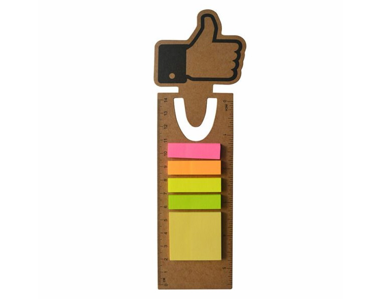 MP-SPPE12 - Separador de Libro Ecologico Me Gusta con Post It